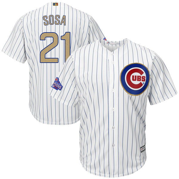 CUBS White 2017 Gold Program Jerseys-034